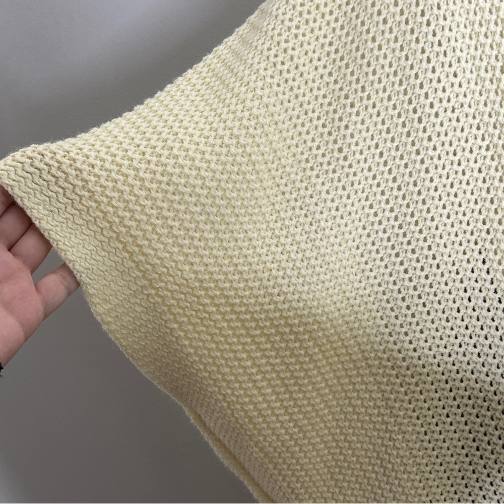 Steve Madden Cream Open Cardigan One Size - image 3